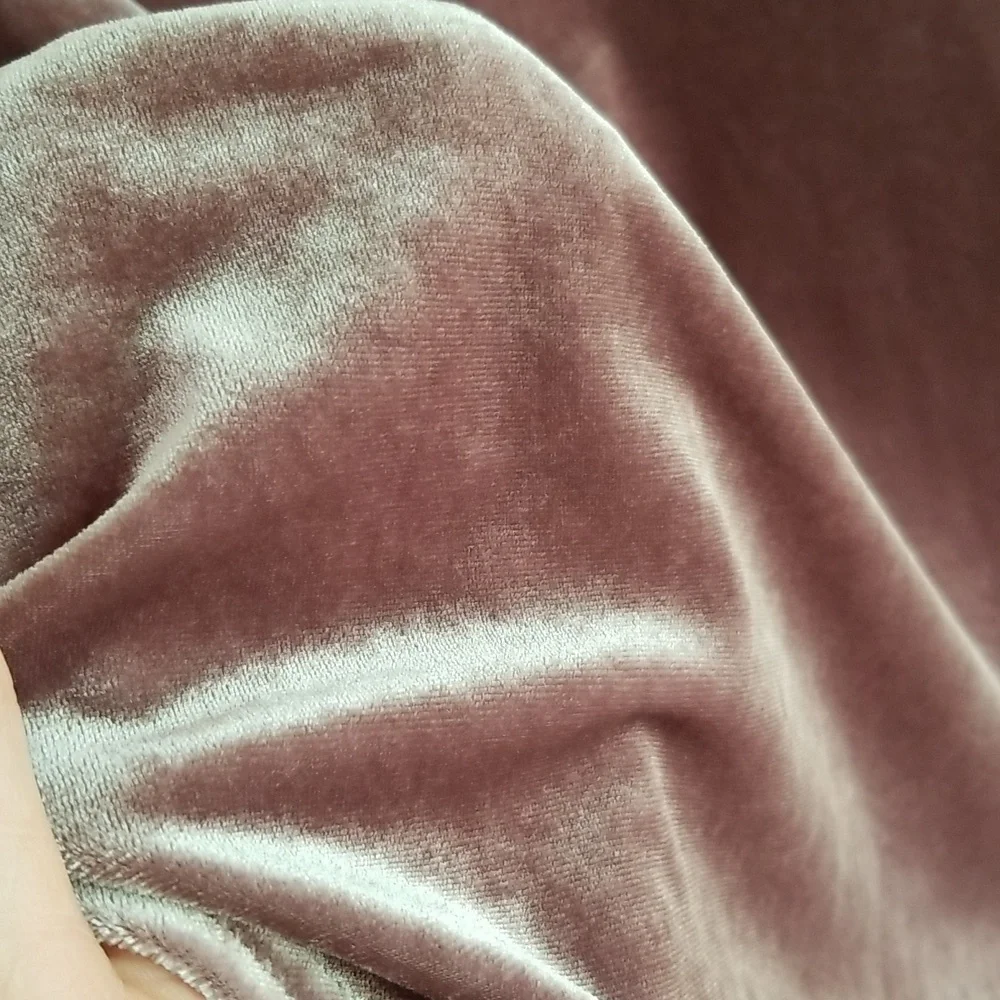 GNW Velvet Tank Top Velour Mock Turtle Neck - Picture 5 of 6